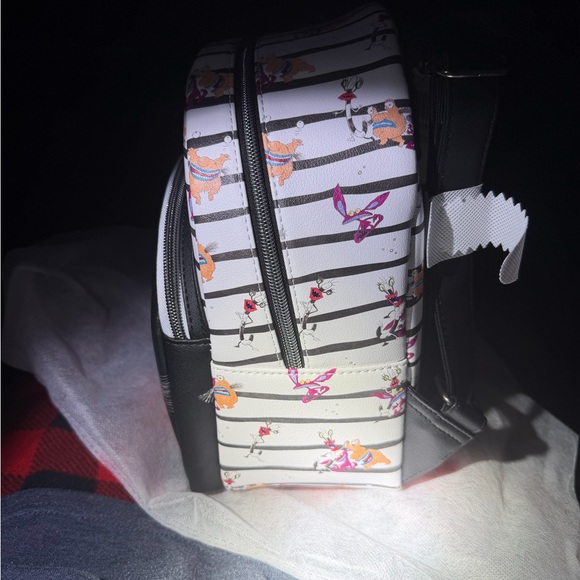 Loungefly Nickelodeon Black and White Monster Backpack - Picture 3 of 3